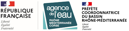 Logo Marianne et Agence de l'eau sur fond blanc